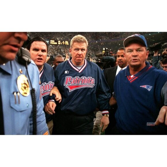 Vintage 90's Starter New England Patriots NFL Pro Line Windbreaker Jacket XL - Picture 8 of 9